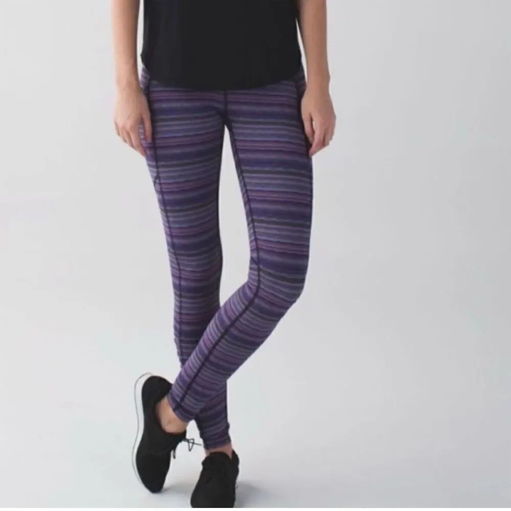 Lululemon Speed Tight IV Leggings Women’s Size 6 Space Dye Twist